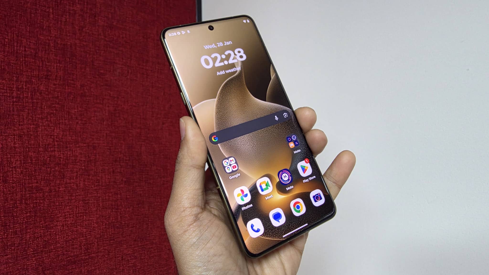 Motorola Signature display