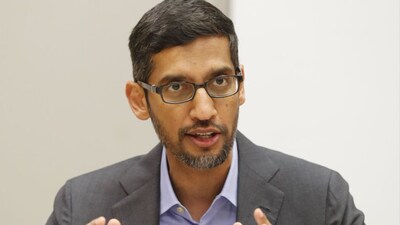 Sundar Pichai reacts as Google Gemini launches free JEE mock test. (Image: @taadelodun/X)