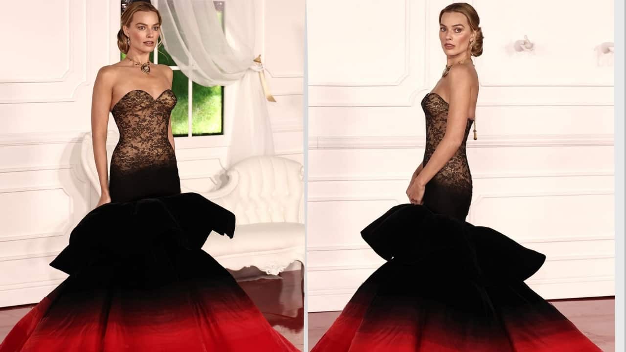 Margot Robbie wears Rs 74 crore necklace that once belonged to Elizabeth Taylor