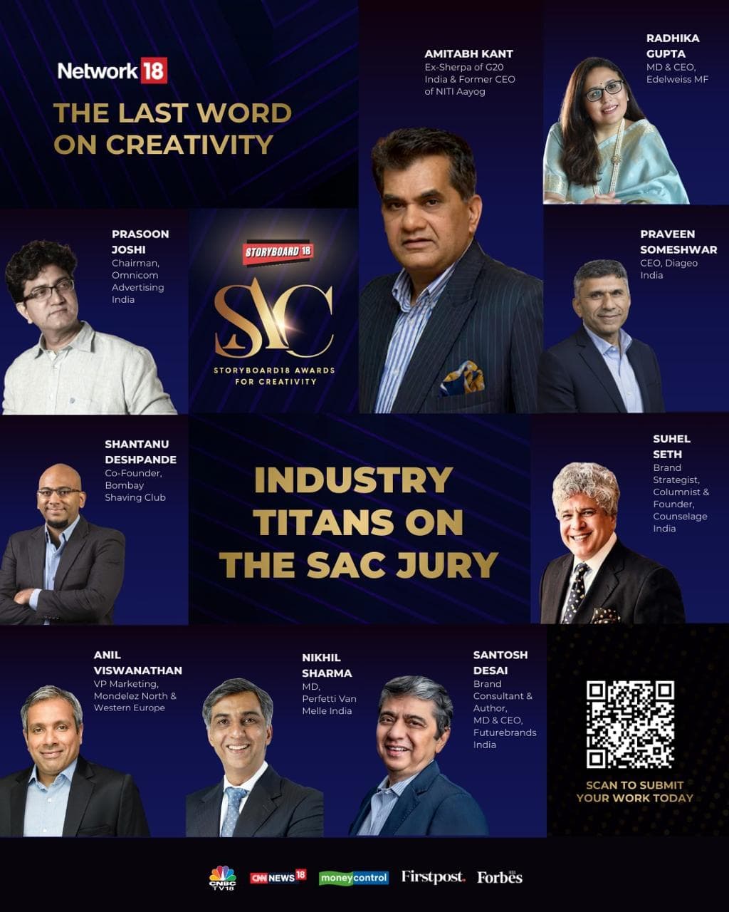 Storyboard18 Awards for Creativity assemble India’s most prestigious jury
