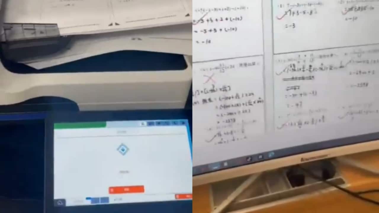 China’s classrooms turn to AI as machines begin checking students’ homework | WATCH