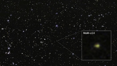 James Webb peers deeper than ever, discovering a galaxy born just 280 million years after the Big Bang