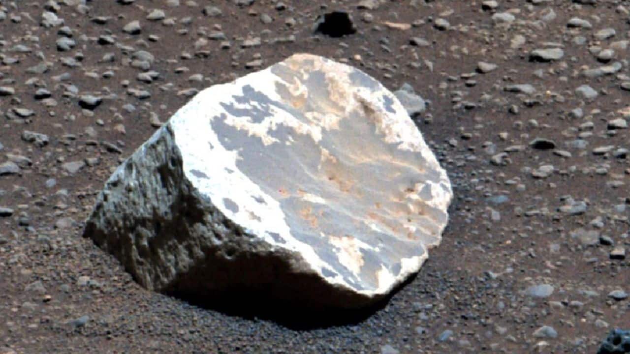 Strange white rocks on Mars suggest the red planet once saw millions of years of rain