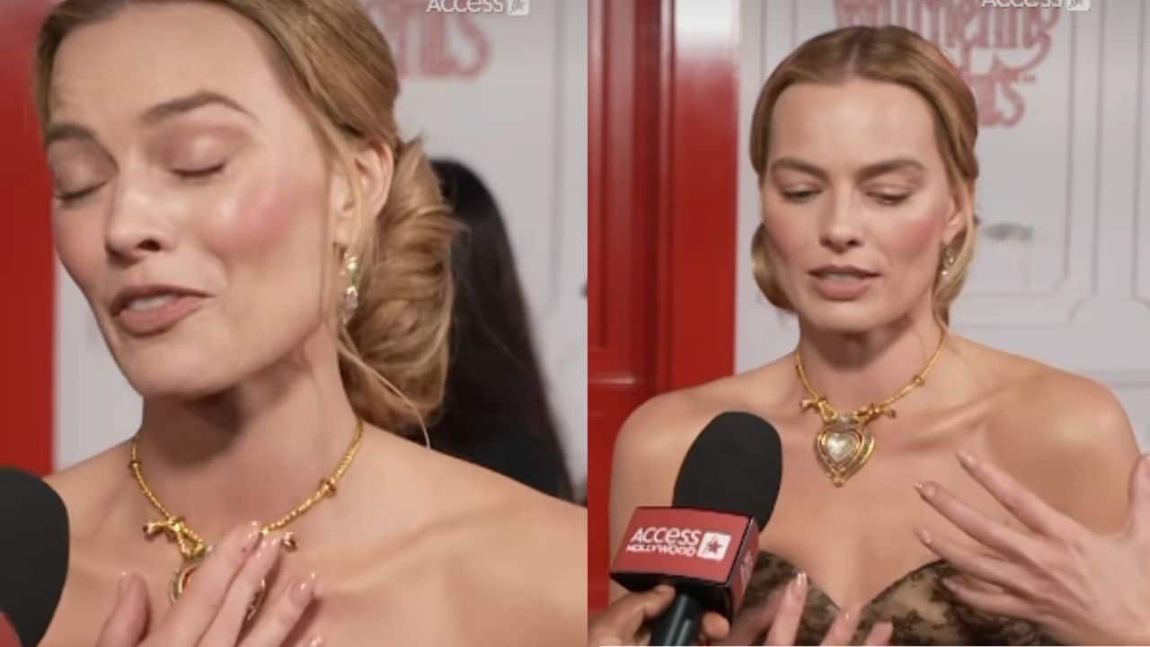Margot Robbie on wearing the iconic Taj Mahal necklace at the Wuthering Heights premiere: 'If feels like I am wearing the heart of the ocean...'