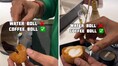 Internet reacts to coffee being poured into pani puri; a user jokes, “This is jugaad to avoid washing the cup”