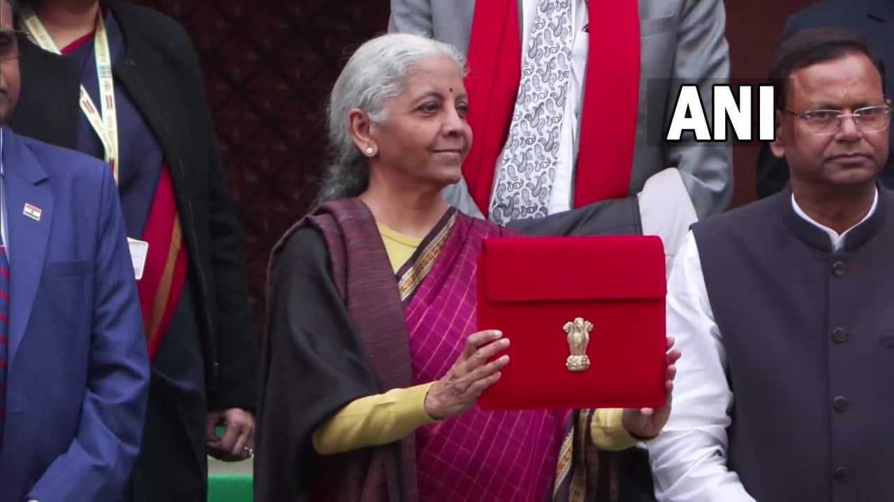 Union Budget 2026: Nirmala Sitharaman wears handwoven Kanjeevaram silk saree for presentation
