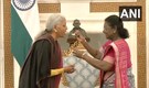 President Murmu offers 'dahi-cheeni' to FM Sitharaman ahead of Budget speech | Watch President Murmu offers 'dahi-cheeni' to FM Sitharaman ahead of Budget speech | Watch