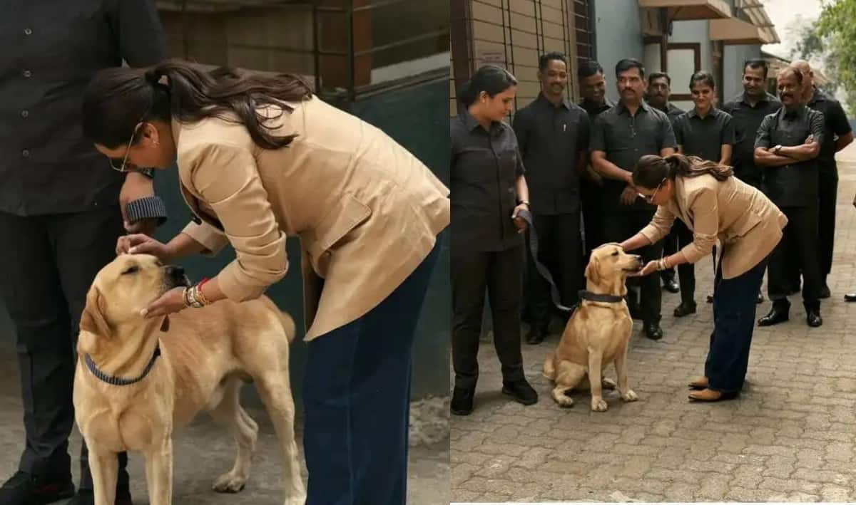 Mardaani 3 records a strong box office start, Rani Mukerji celebrates with Mumbai police dog squad, Watch video