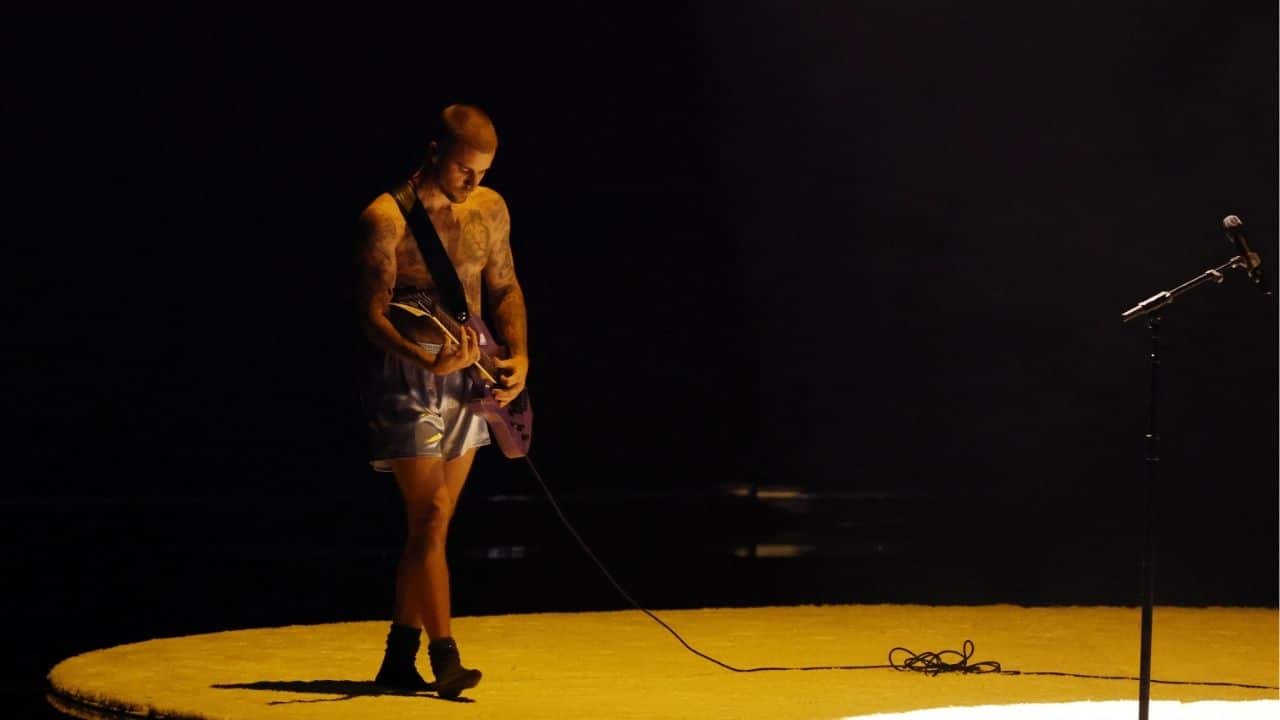 Grammy Awards 2026: Justin Bieber performs in boxers during a stripped-down set