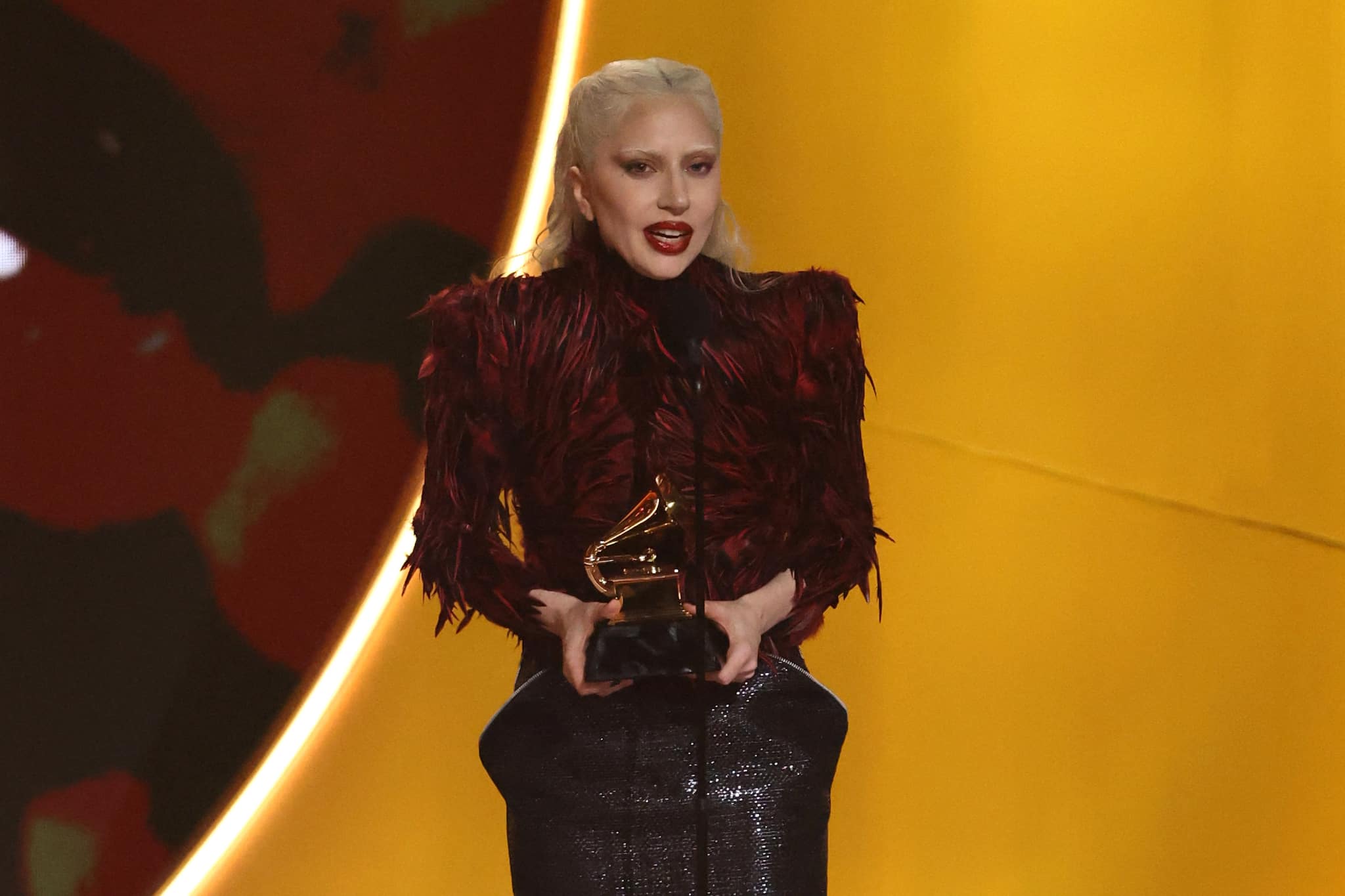 Grammy Awards 2026: Lady Gaga thanks fiancé Michael Polansky in emotional speech after win