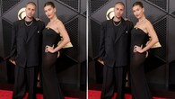 <strong>Hailey Bieber</strong><br />Hailey graced the Grammy red carpet with Justin Bieber and their coordinated looks have become a talking point. She wore a custom jersey bustier dress by Alaia. An off-shoulder gown, she three on some jewel pieces to round off the look in absolute style. With hair parted in the middle, Hailey tied her hair in a sleek bun. (Picture Credit: Instagram)