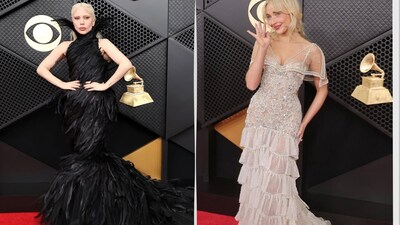 Best looks from Grammy 2026: From Lady Gaga's feathered mermaid dress to Sabrina Carpenter's white Valentino dress