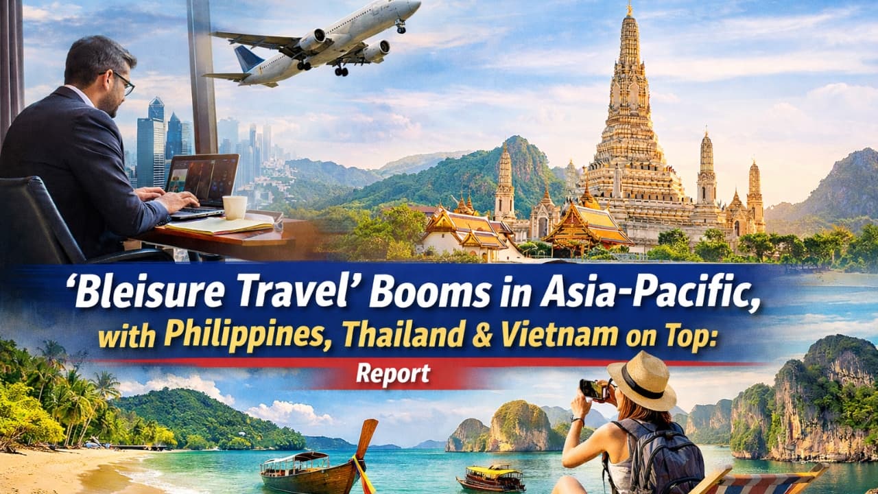 ‘Bleisure travel’ trend booms in Asia-Pacific, with Philippines, Thailand and Vietnam on top: Report