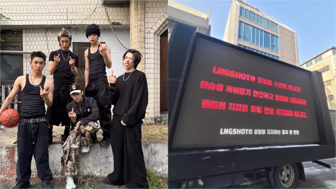K-Pop group LNGSHOT faces protest trucks over label’s controversial promotions weeks after debut