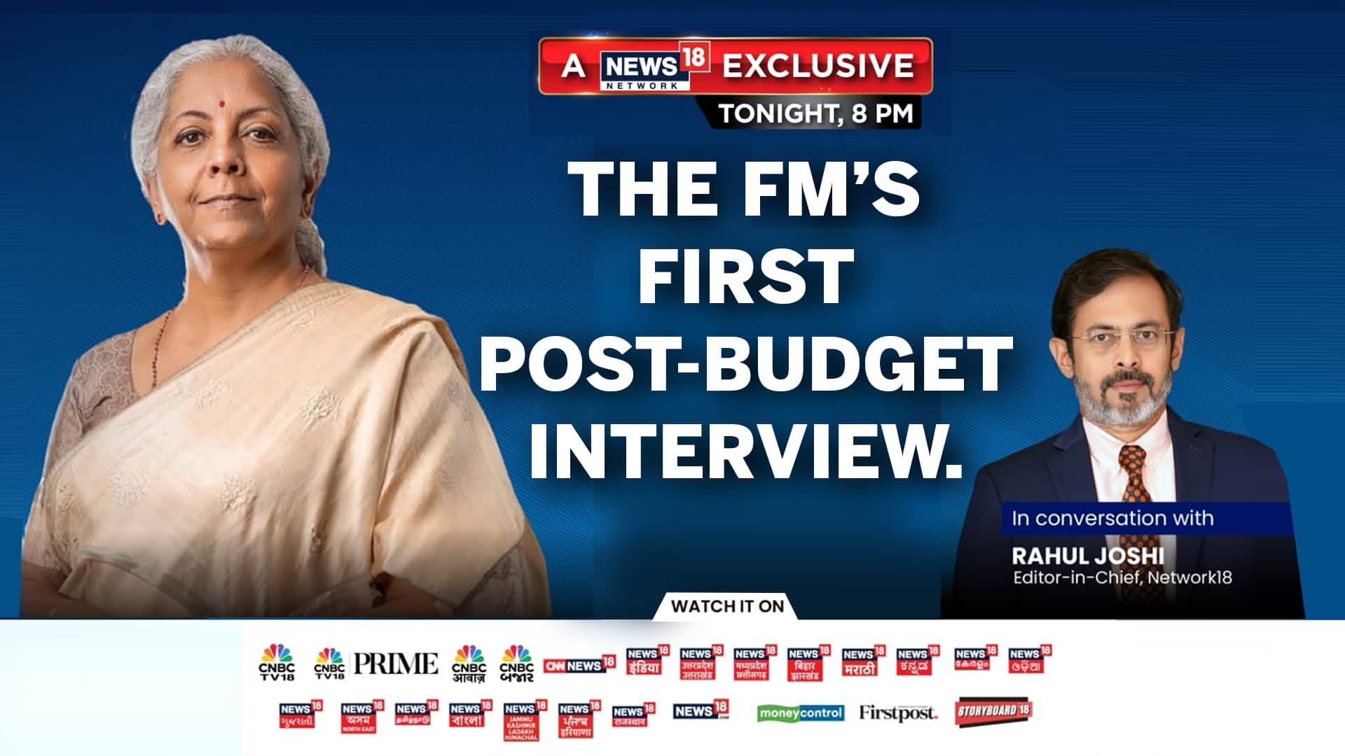 Exclusive Post-Budget Interview: FM Sitharaman in Conversation with Rahul Joshi