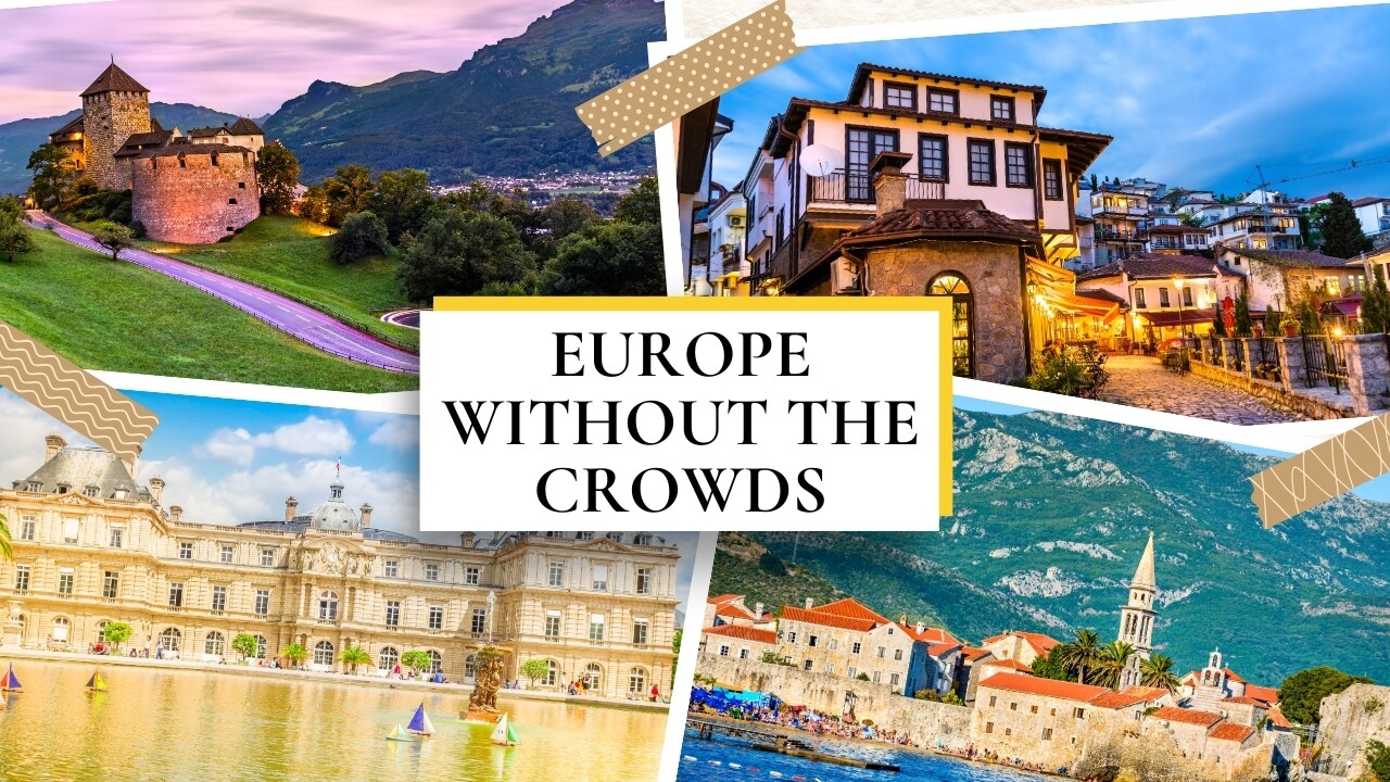 Top 10 European countries with the fewest tourists