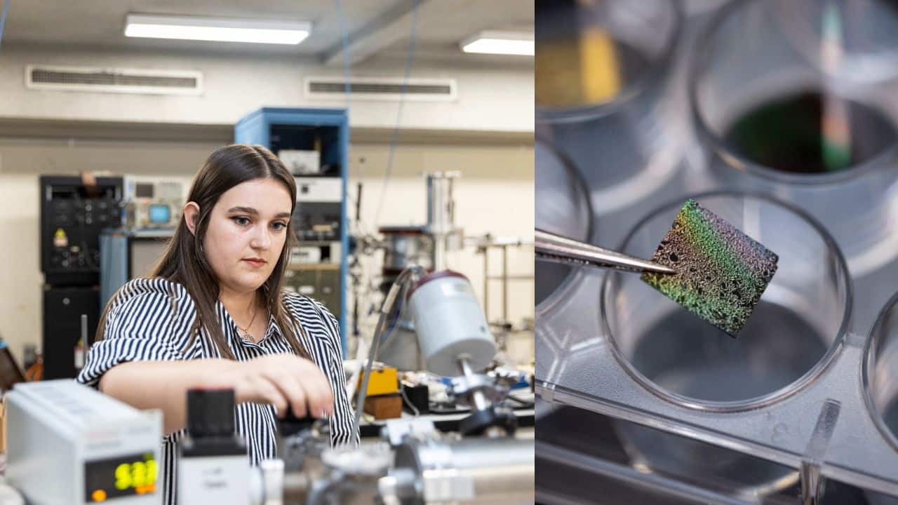 Lab-made cosmic dust? This PhD student made cosmic dust in her lab in Sydney