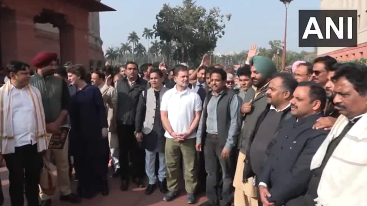 Lok Sabha adjourned for the day after suspension of eight Opposition MPs following uproar