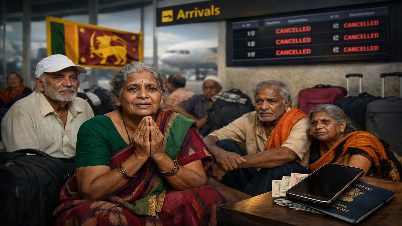 Andhra senior citizens stranded in Sri Lanka after travel agent books one-way tickets, switches off phone