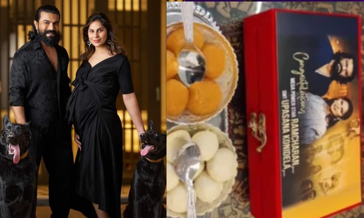 Ram Charan welcomes twins, fans celebrate with silver gifts and sweet hampers