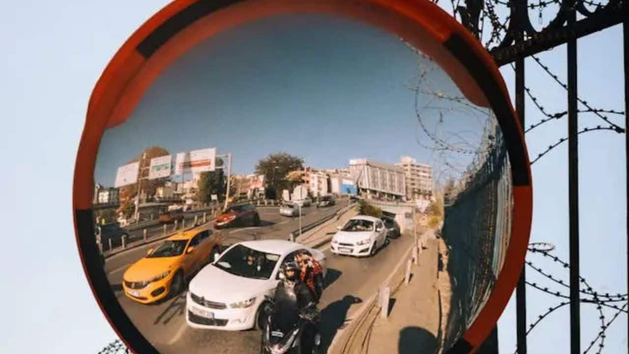 'We are no demons': Woman adjusts traffic mirror for ‘good luck,’ causes multiple accidents