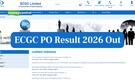 ECGC PO Result 2026 Out at ecgc.in, Link to Download Merit List Here