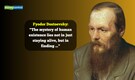 Quote of the Day by Fyodor Dostoevsky: "The mystery of human existence lies not in just staying alive, but in finding ..."