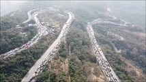 ‘Hell-hole highway’: Motorists fume as Mumbai–Pune Expressway jam drags past 24 hours