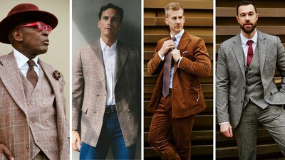 Both tweed and corduroy are coming back as style statements that balance tradition with a distinctly urban edge (Images: Hockerty)