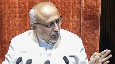 Rajya Sabha Chairman CP Radhakrishnan. (PTI via Sansad TV)