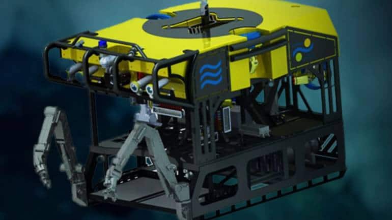 ROV SuBastian who captured the bus sized jellyfish. (Image: Schmidt Ocean Institute)
