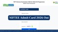 NIFTEE Admit Card 2026 Released at exams.nta.nic.in, Direct Link to Download Here