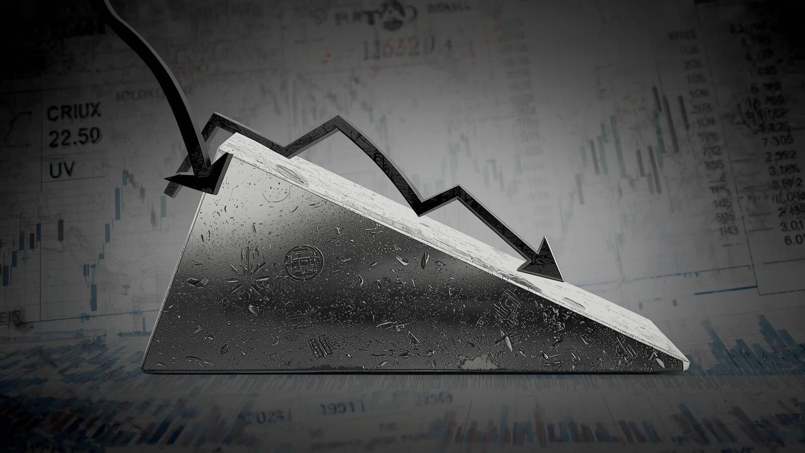 Silver price today: Ends 2-day rebound as prices fall nearly 10 
