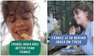French woman in India lists areas where she believes country is better than France. Watch
