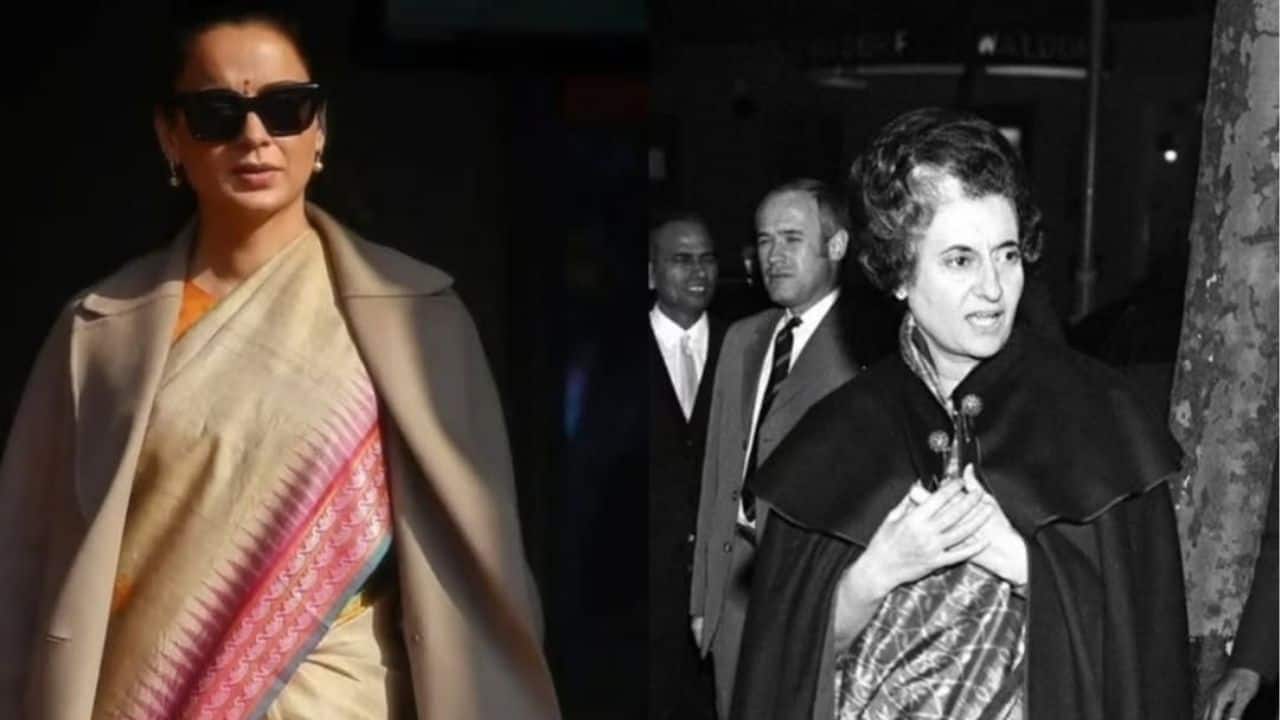 Is Kangana Ranaut reviving former PM Indira Gandhi’s parliament-era fashion — version 2.0?