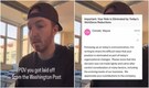 Journalist shares video of being laid off by 'The Washington Post' via Zoom call: 'Sad and angry'