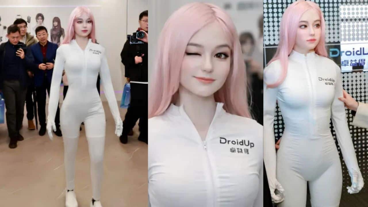 Meet Moya: World's first life-like humanoid robot from China that walks, winks and smiles like a human