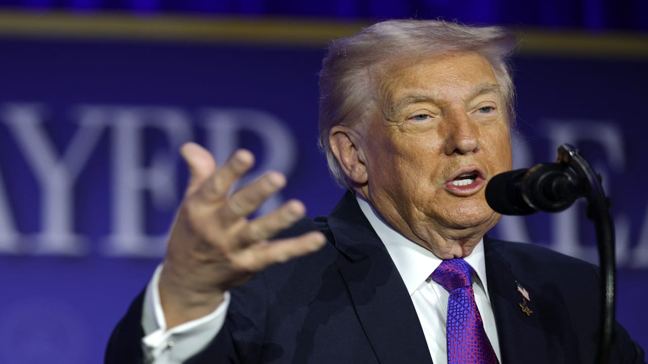 Trump says he likes Bill Clinton, pushes back on attacks over Epstein files