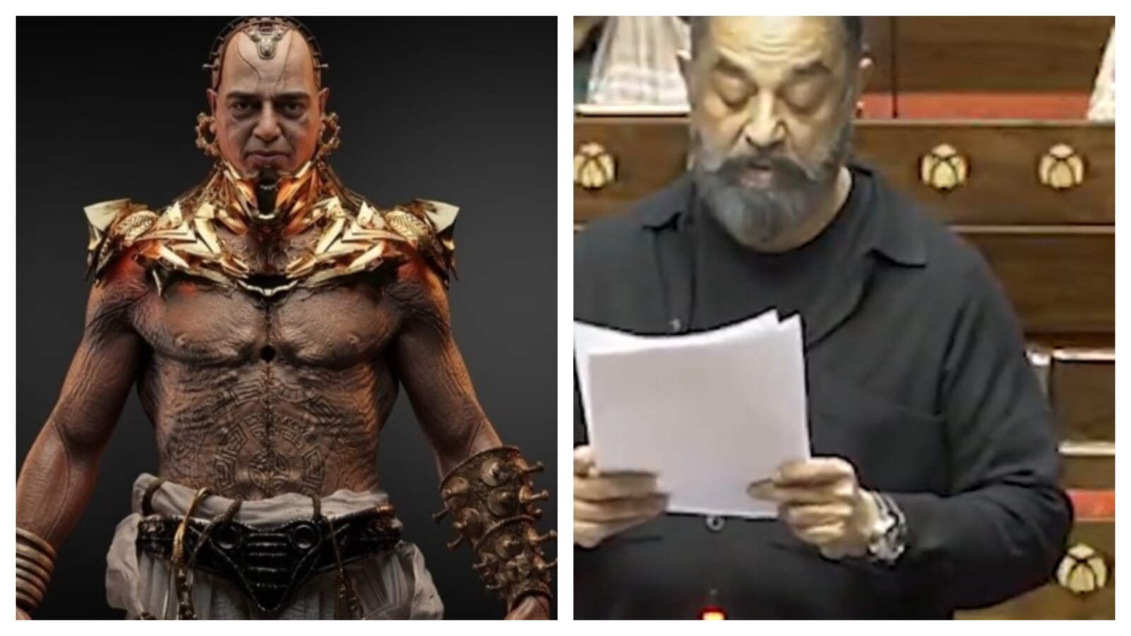 Kamal Haasan delivers first speech in Rajya Sabha, recites a dialogue from  Kalki 2898AD: Watch