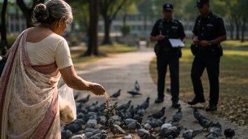 Over Rs 2 lakh fine: Singapore court takes action against Indian-origin woman for feeding pigeons