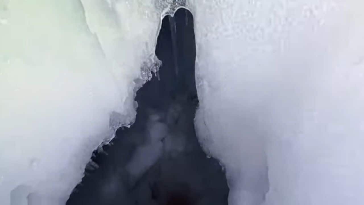 Watch a camera dive into Antarctica’s most dangerous 'doomsday glacier' ice hole