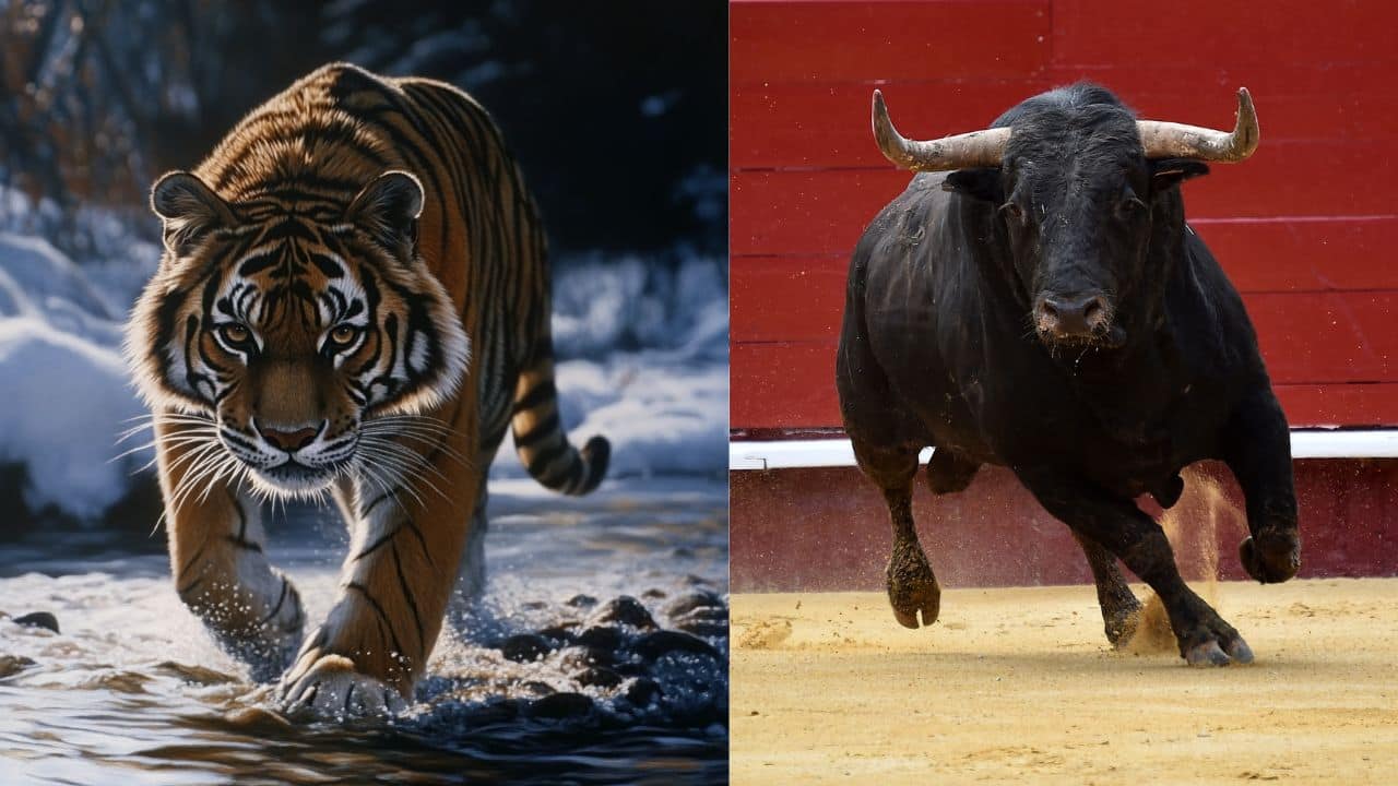 Tiger vs Bull: Strength, power and who would truly win the battle