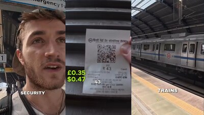 British traveller praises Delhi Metro (Image: roryporter.1/Instagram)