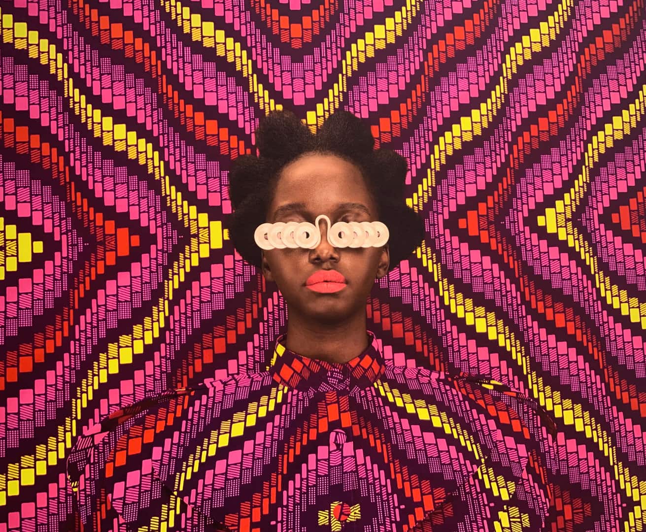 Detail from a photo by Thandiwe Muriu, in the 193 Gallery booth at the India Art Fair 2026.