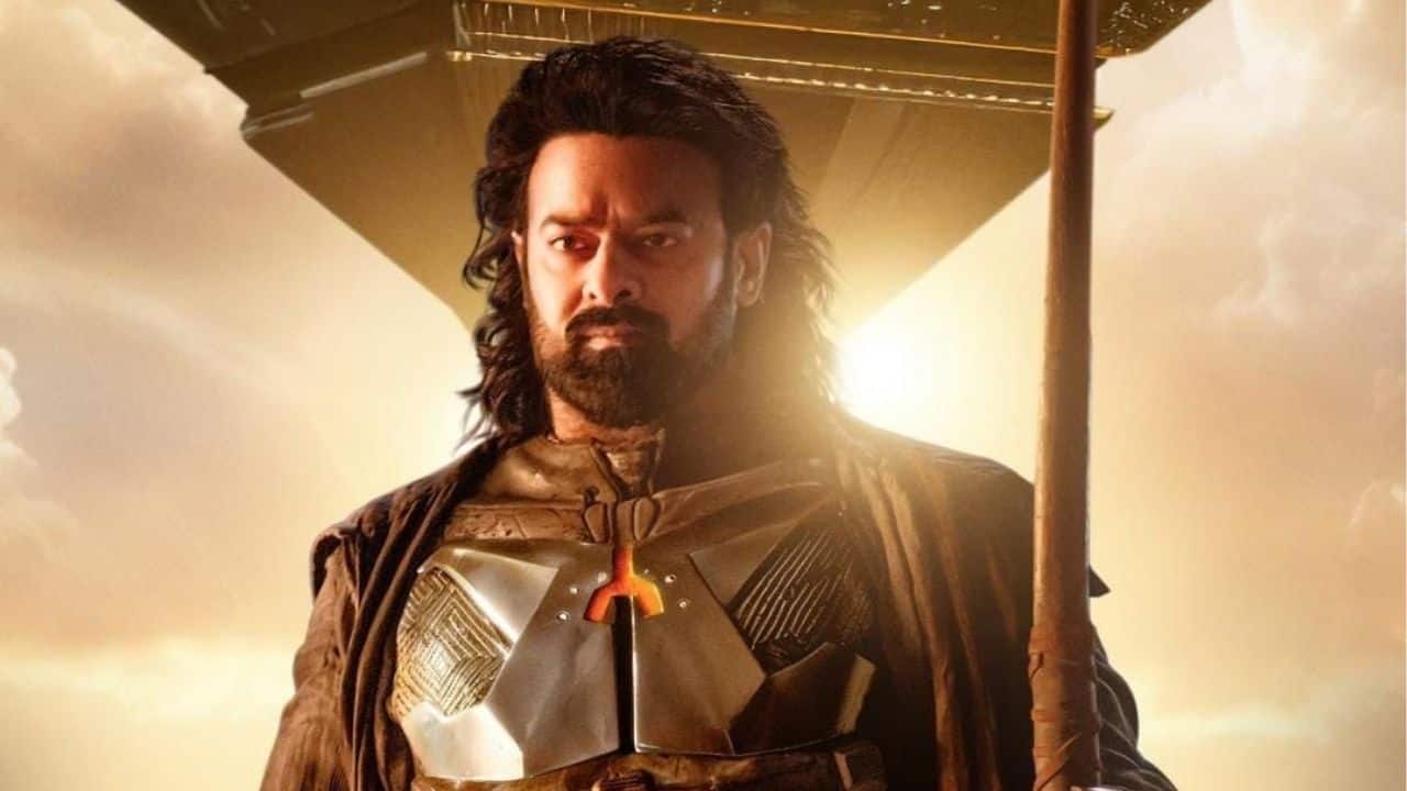 Kalki 2898 AD A futuristic warrior with mythological undertones, Prabhas’ look in Kalki blends sci-fi spectacle with divine intensity. The styling, weaponry, and larger-than-life presentation only added to his commanding presence on screen.