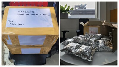 Fans of Prabhas send biryani parcels to JioHostar for promoting Raja Saab extensively; OTT giant welcomes them with love