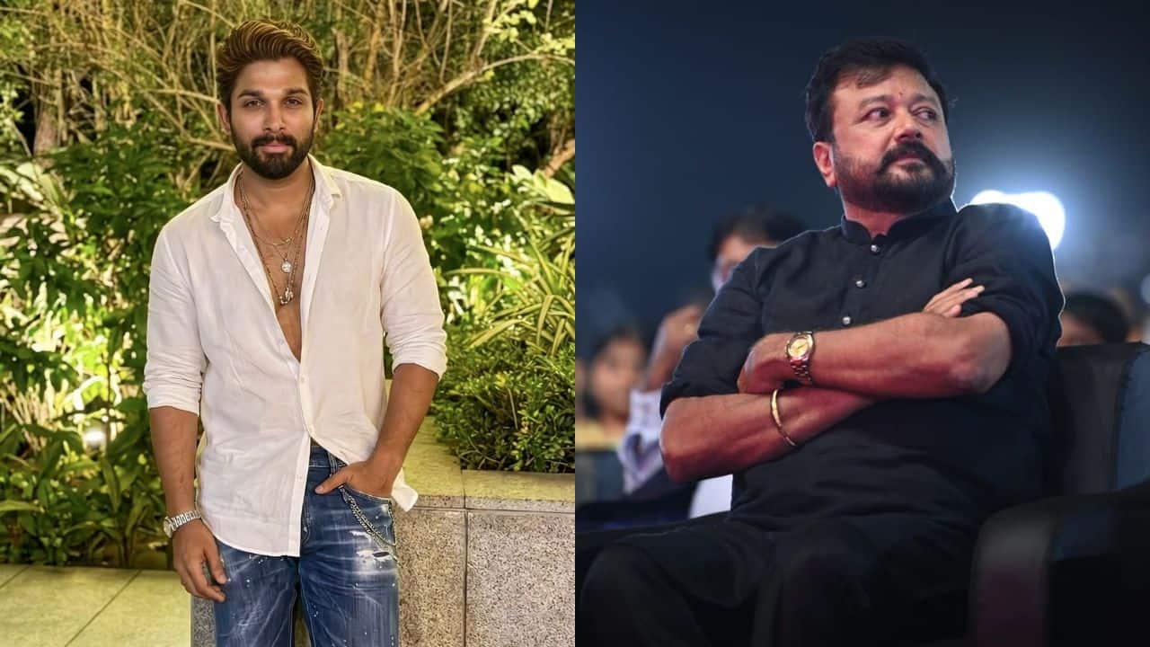 When Allu Arjun Was Used As A Prompter To Stick Dialogue Papers On His Allu Jayaram