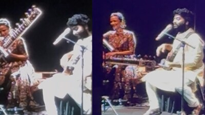 Arijit Singh makes a surprise return to the stage shortly after playback retirement, watch video
