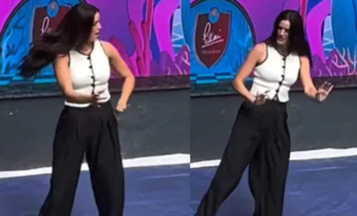 Natasa Stankovic trolled for dancing at a college event, netizens come to her defence, one writes: ‘She's getting targeted because she's a woman’