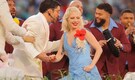 Lady Gaga’s surprise appearance steals the spotlight at Bad Bunny’s Super Bowl LVI halftime show, Watch